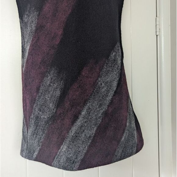 VTG Boiled Wool Dress Whimsigoth Fairy Grunge Witchy Dark Academia SM - Picture 3 of 8